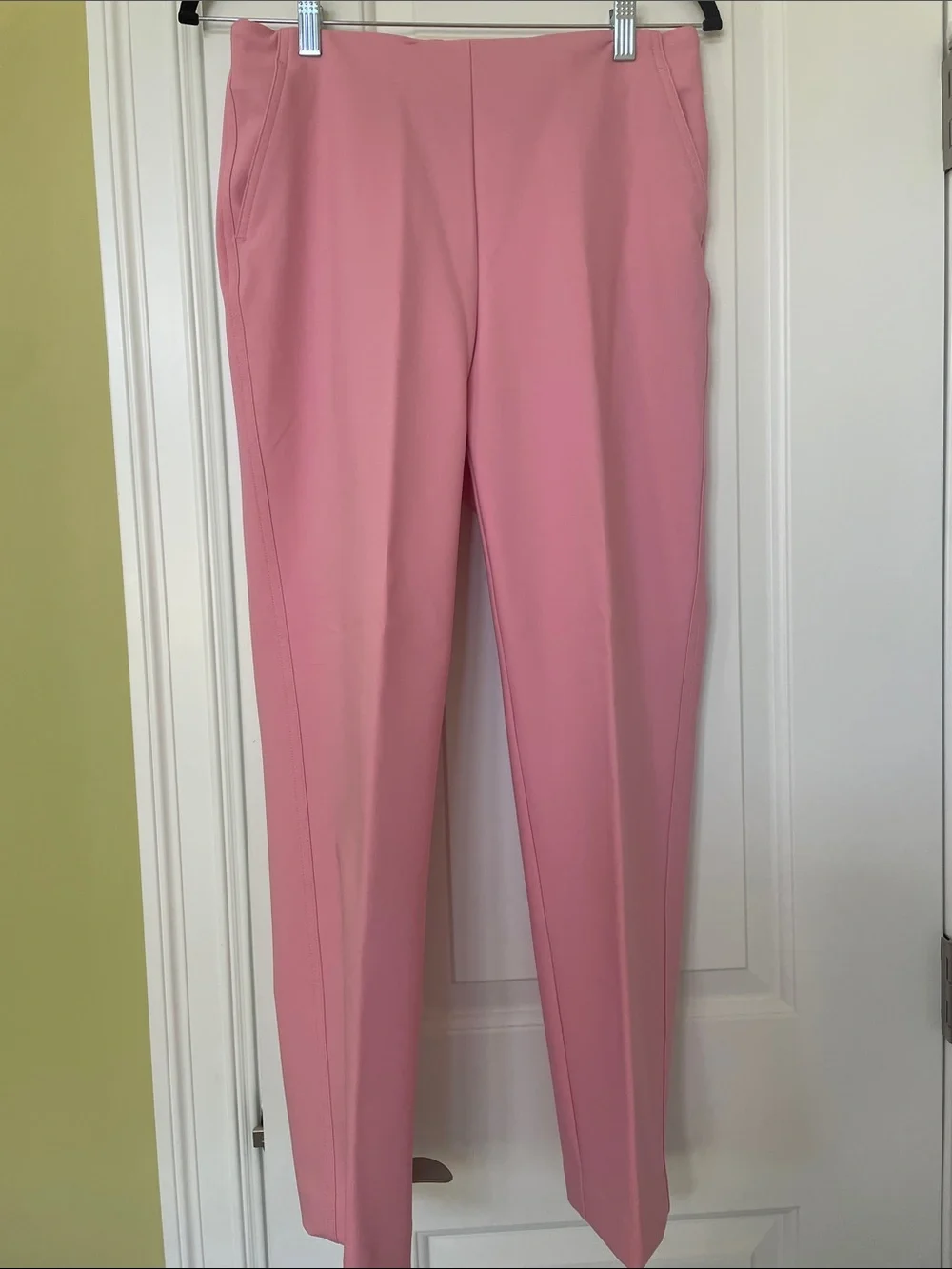 Rachel Zoe Pink Straight-Leg Tailored Pants